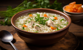 Куриный суп с рисом 73